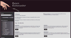 Desktop Screenshot of hexenliebeszauber.de